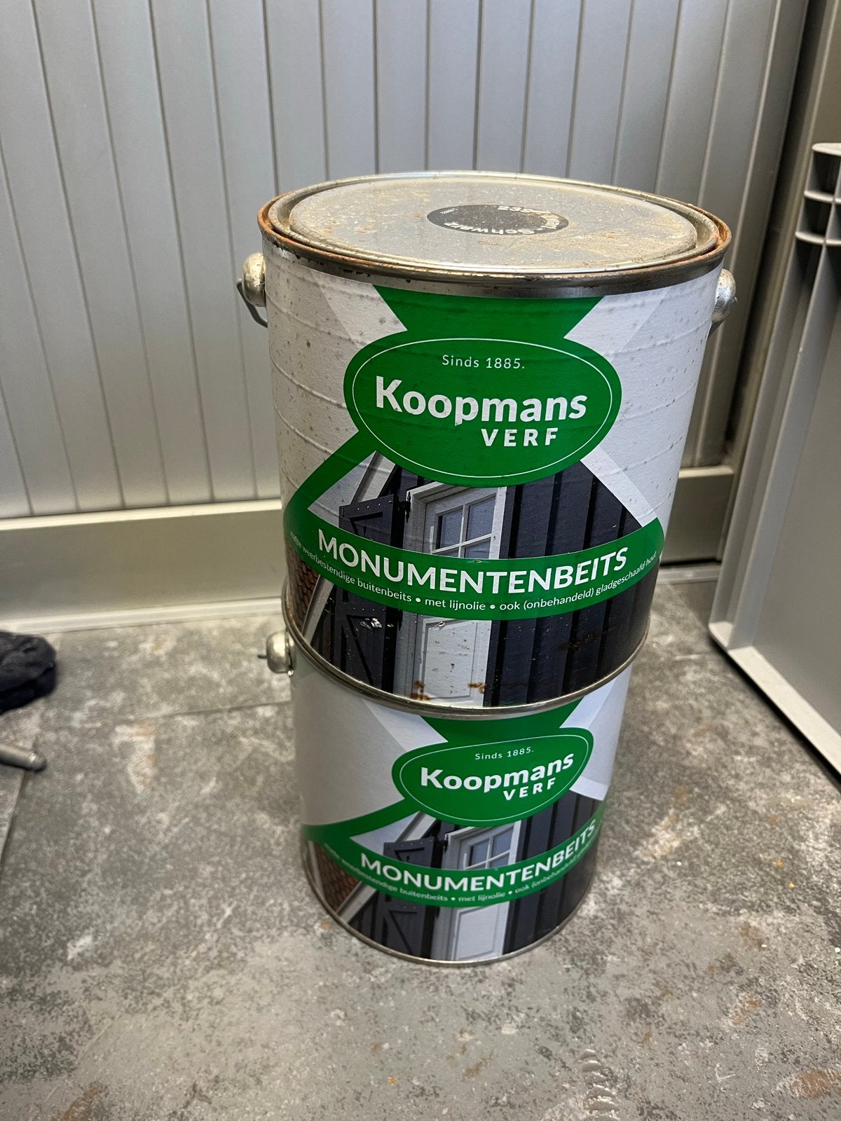 Koopmans Monumentenbeits Zwart - 3x 2,5 liter, Ophalen, 5 tot 10 liter, Zwart, Nieuw