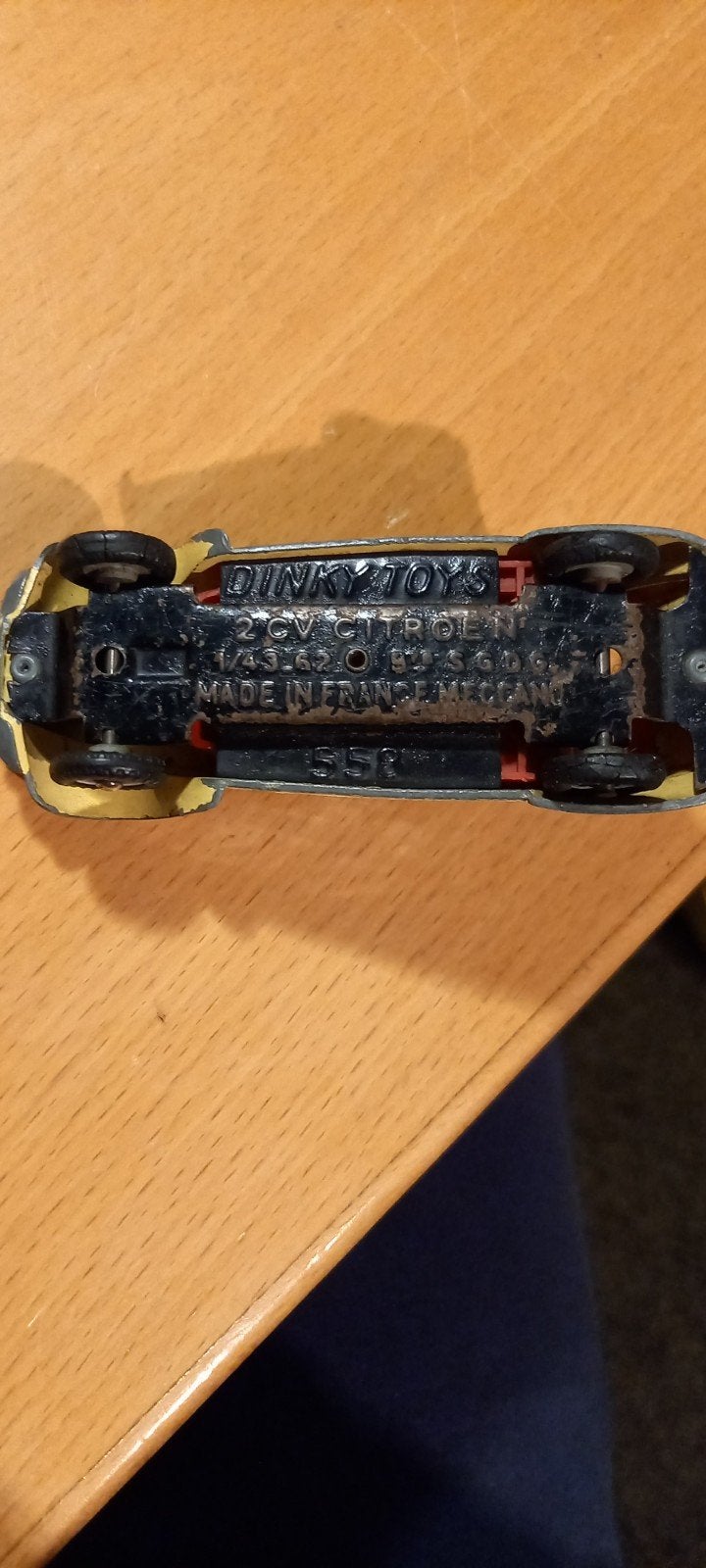 speelgoed auto., Ophalen