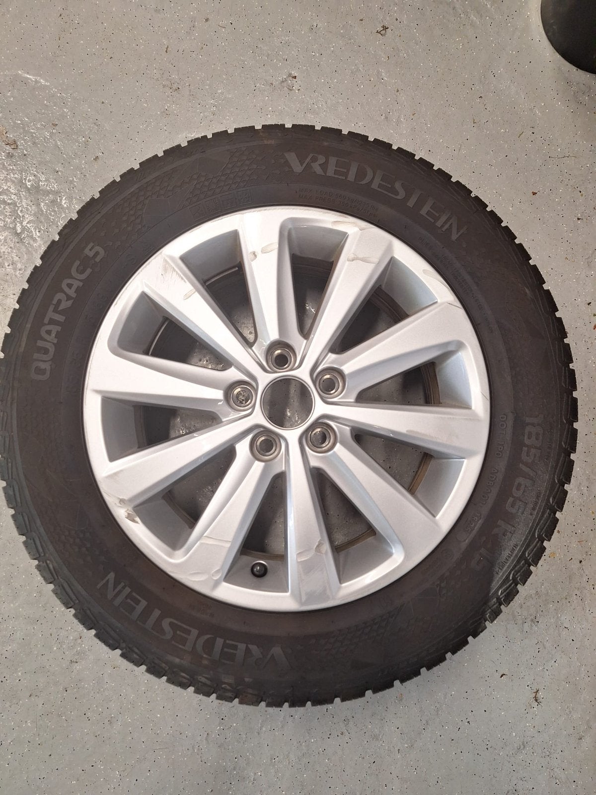 Velg met allseason band reservewiel Polo Ibiza Audi A1 enz, Ophalen