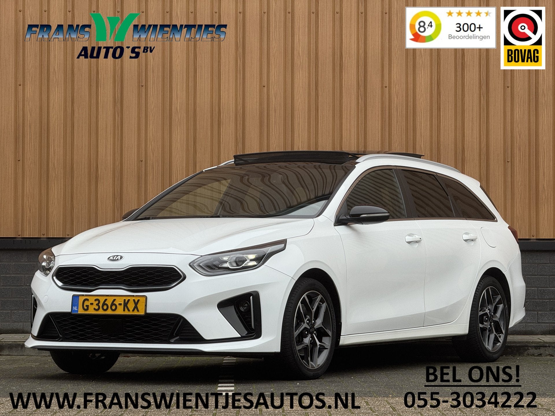 Kia Ceed Sportswagon 1.0 T-GDi GT-Line | Panoramadak | Stuur, Auto's, Voorwielaandrijving, Gebruikt, Wit, Origineel Nederlands