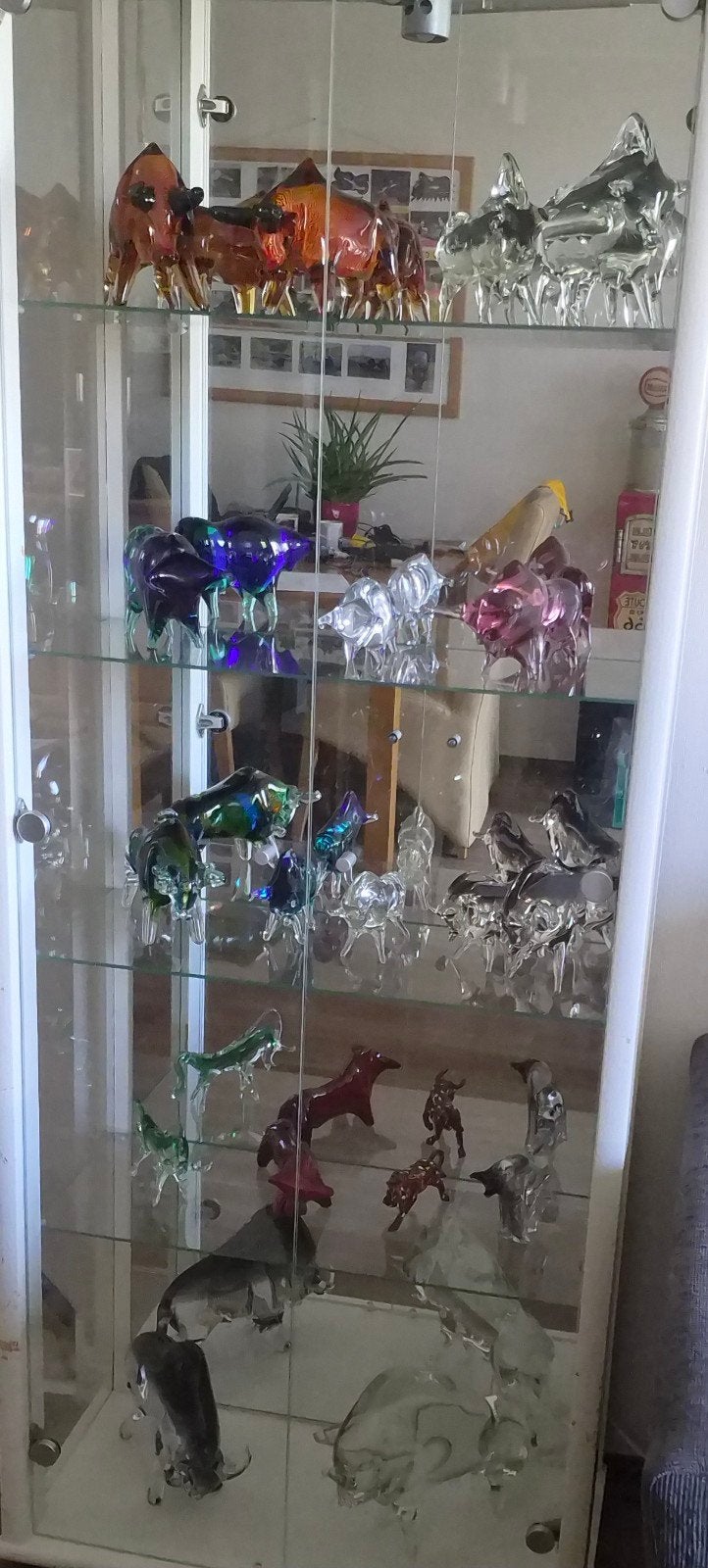 Stier glazen stier murano stier Boheems glazen stier, Ophalen, Zo goed als nieuw, Overige soorten, Overige typen