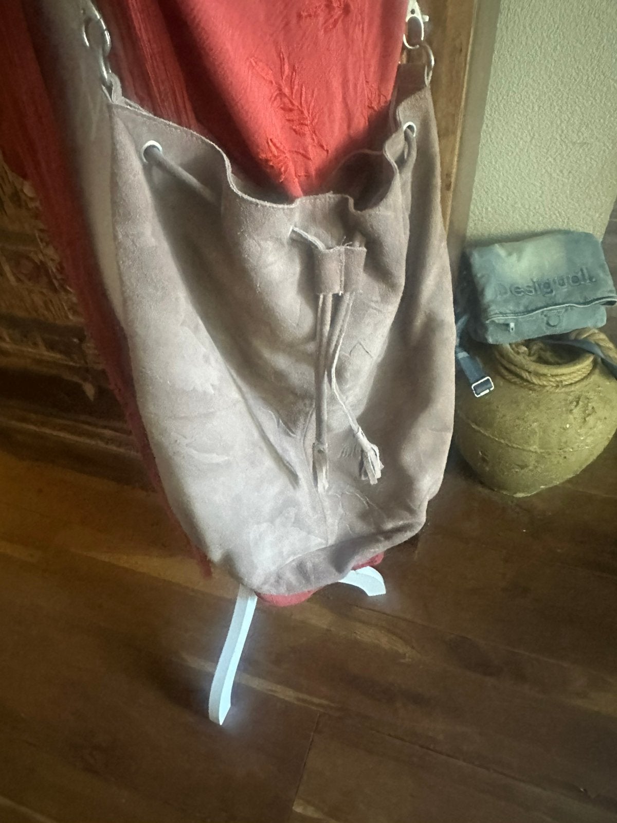 Suede schouder tas Jago, Ophalen of Verzenden, Nieuw, Bruin