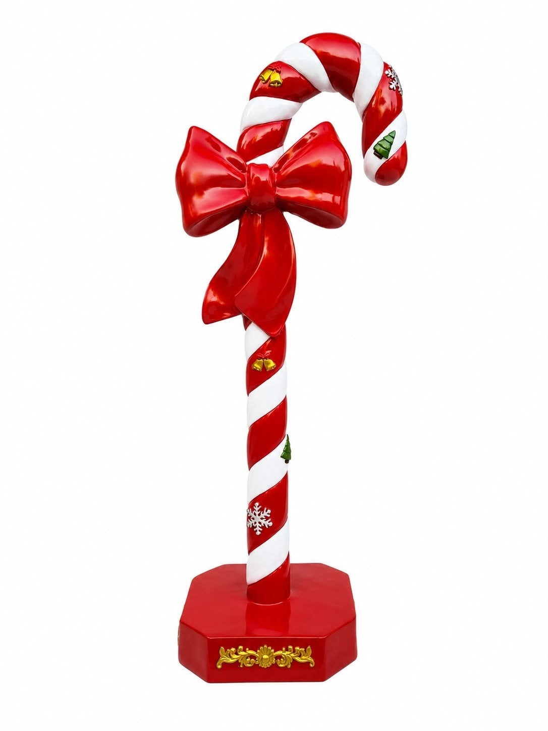 Exclusieve candy cane kerst luxe 152cm, Ophalen of Verzenden, Nieuw