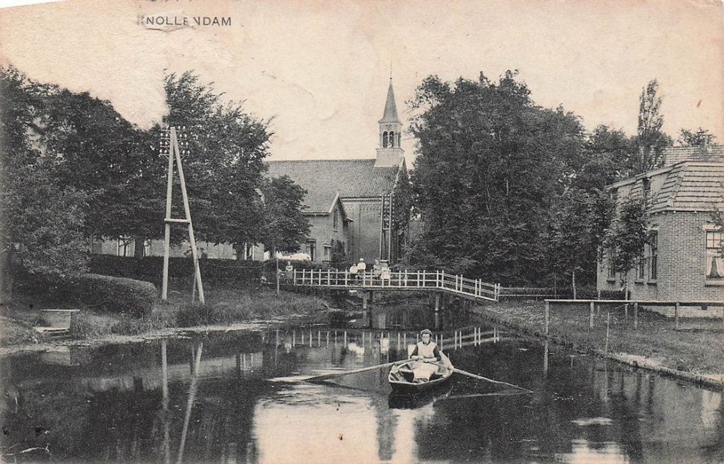 703-084-019 Knollendam, Verzenden, Voor 1920, Noord-Holland