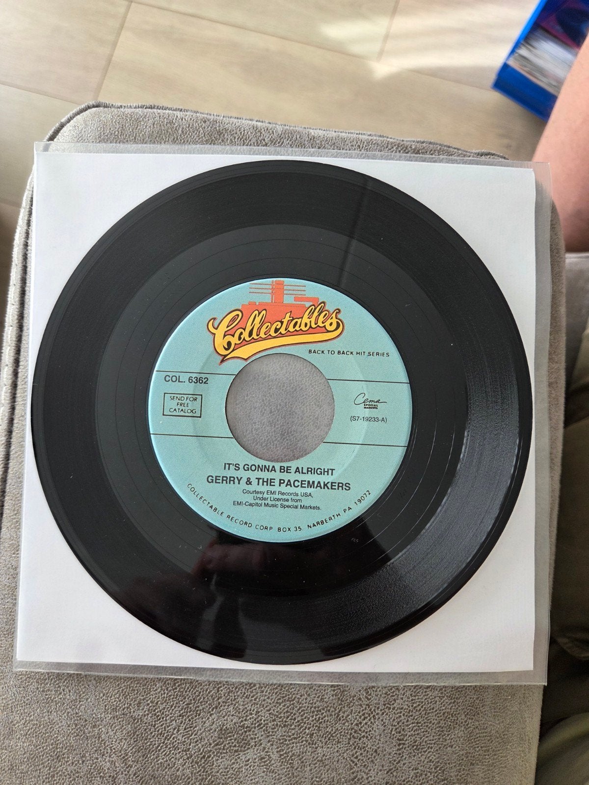 Gerry & The Pacemakers - It's Gonna Be Alright / You'll Neve, 7 inch, Ophalen of Verzenden, Zo goed als nieuw, Pop