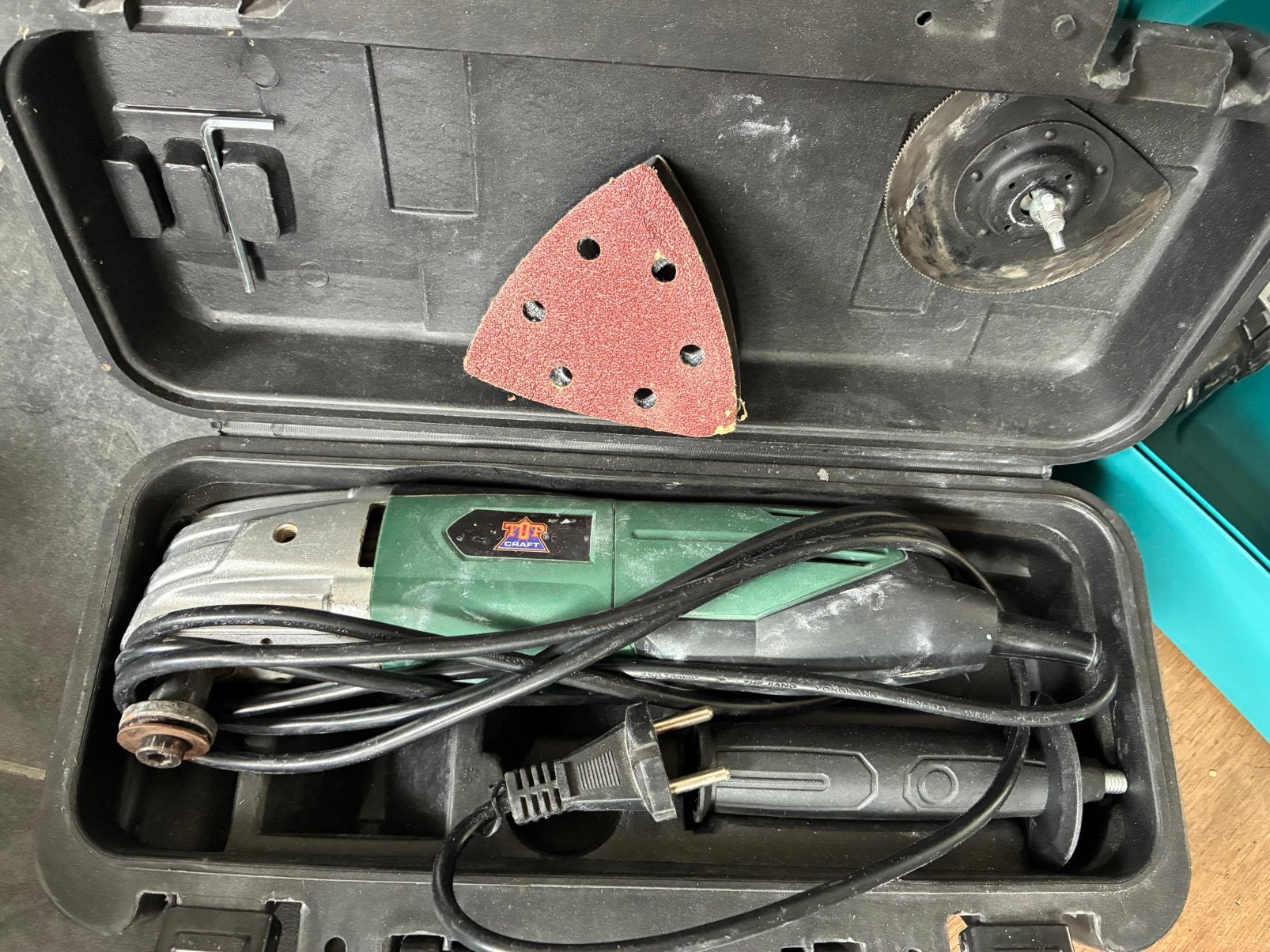 Top craft multitool, Doe-het-zelf en Verbouw, Gereedschap | Schuurmachines, Ophalen of Verzenden, Zo goed als nieuw, Minder dan 600 watt