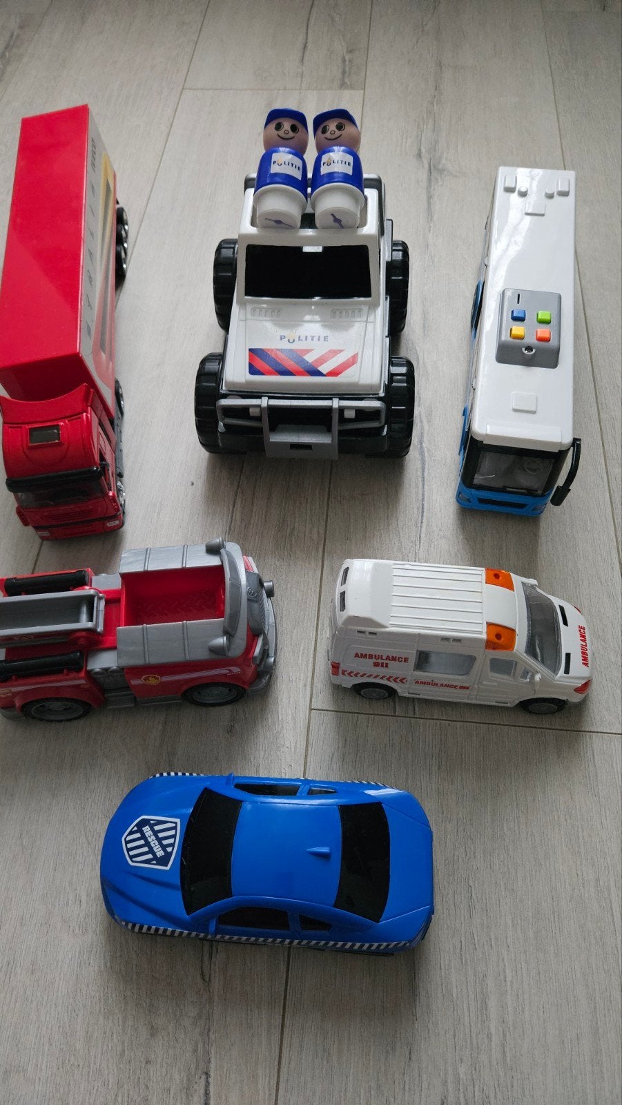 Grote set speelgoedvoertuigen, Ophalen of Verzenden, Gebruikt