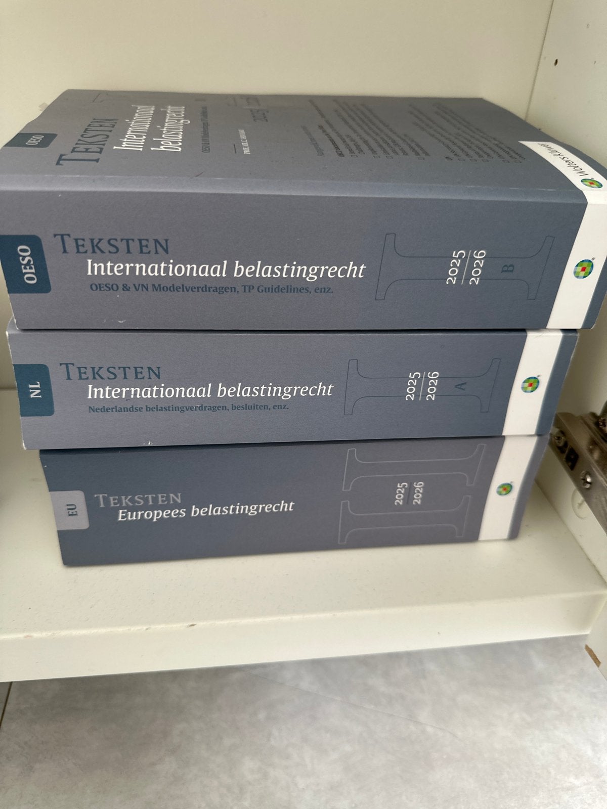 Teksten Internationaal en Europees belastingrecht 2025/2026, Boeken, Studieboeken en Cursussen, Ophalen of Verzenden, Gamma, Zo goed als nieuw