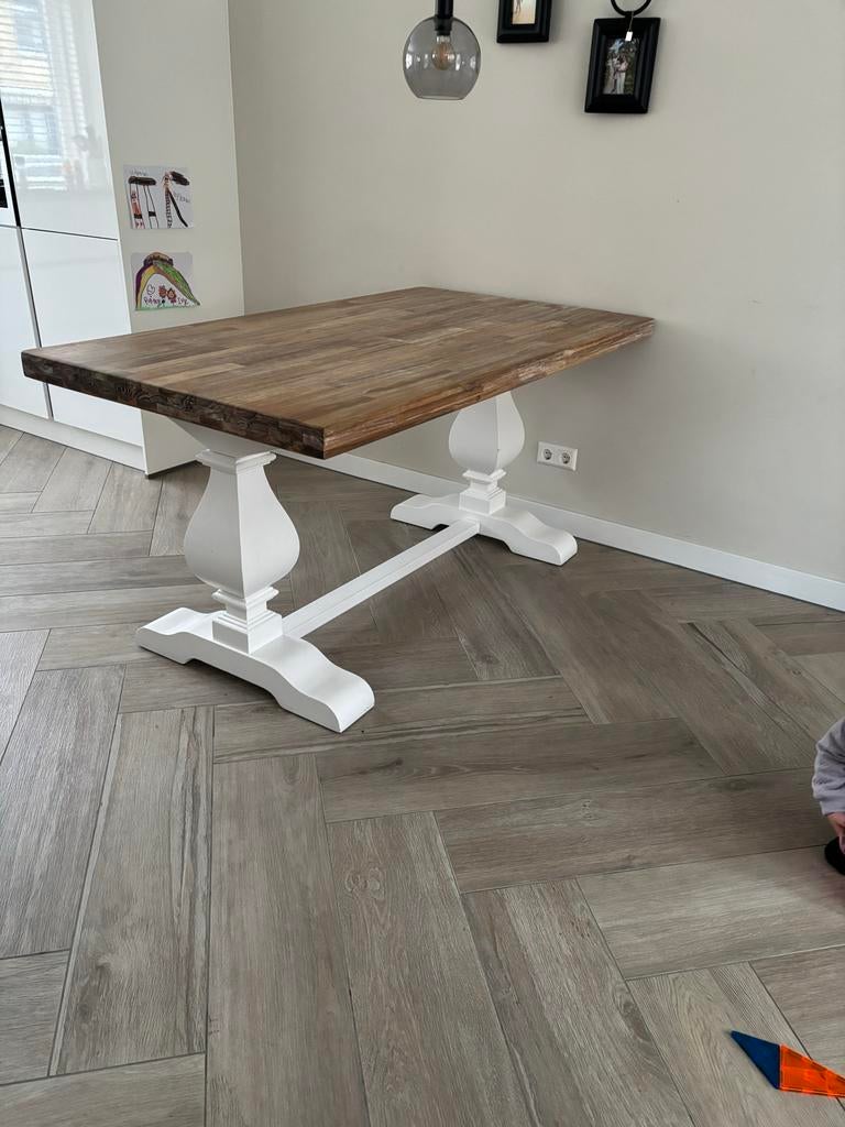 Kloostertafel 160x90cm - Zeer goede staat, Huis en Inrichting, Tafels | Eettafels, Ophalen, 50 tot 100 cm, Zo goed als nieuw, 150 tot 200 cm