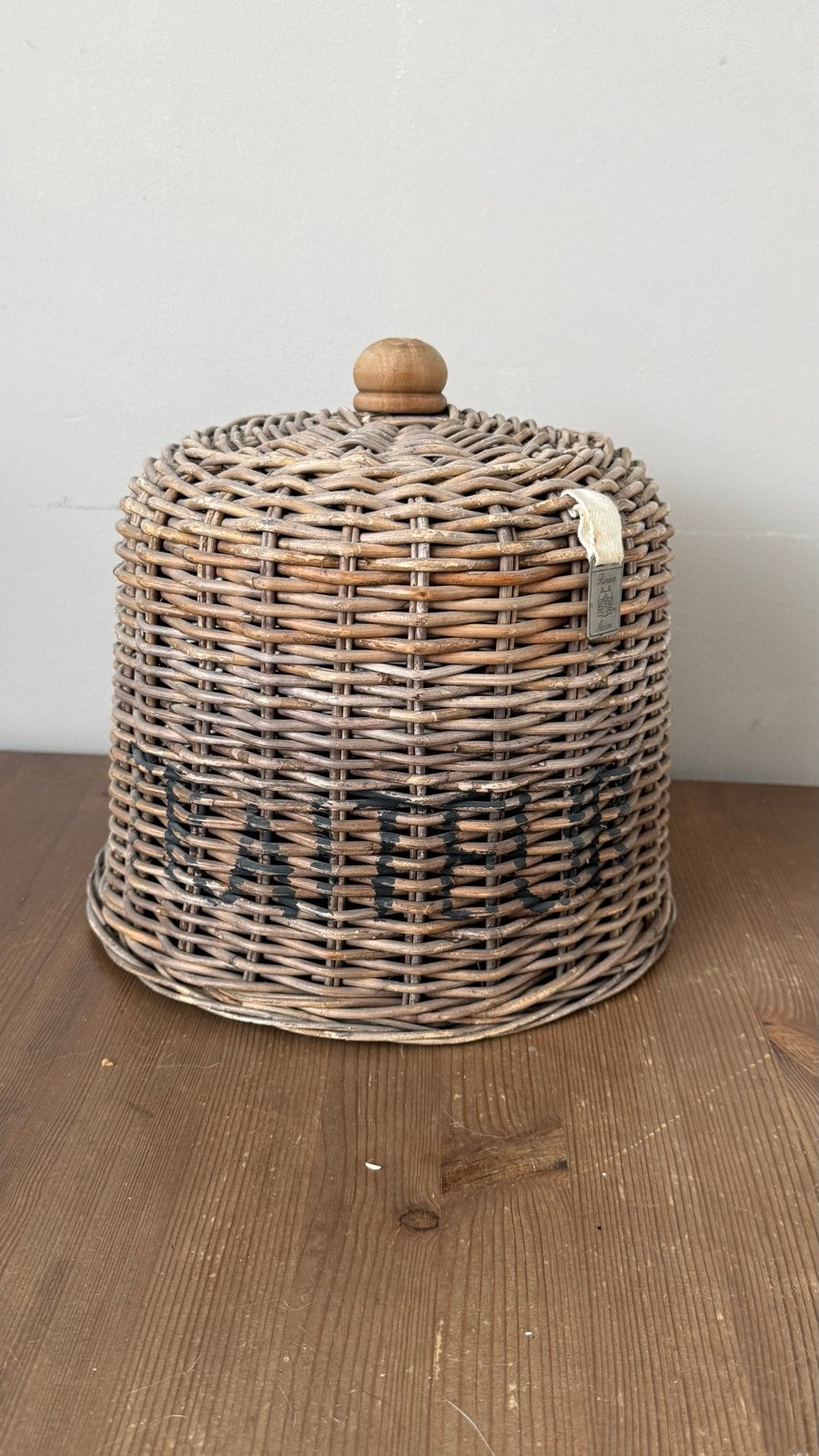 Rivièra Maison Rattan Broodstolp / Kaasstolp, Ophalen of Verzenden, Natuurlijk materiaal, Bruin, Landelijk