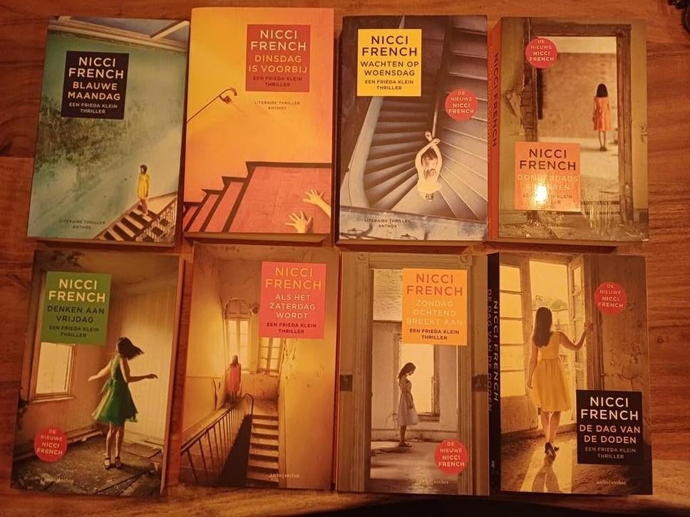 Nicci French - 8 delen - een Frieda Klein Thriller, Ophalen of Verzenden, Zo goed als nieuw, Nicci French