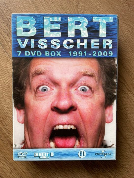 Bert Visscher - 7 DVD box 1991-2009 (meer dan 12 uur), Alle leeftijden, Ophalen of Verzenden, Zo goed als nieuw, Stand-up of Theatershow