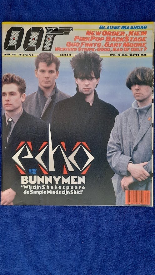 OOR 11-1984 Echo Bunnymen New Order Kiem Pinkpop, Boeken, Ophalen of Verzenden, Zo goed als nieuw, Muziek, Film of Tv