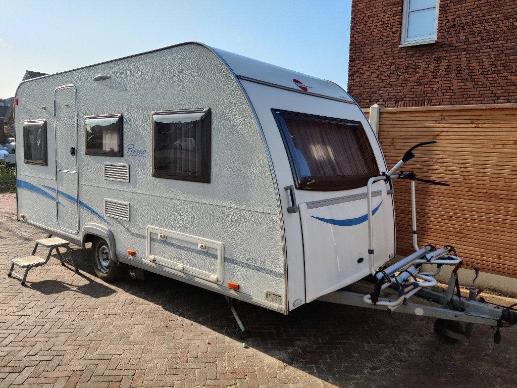 Bürstner Premio 435TS voortent+luifel mover 2x fietsendrager, Luifel, Dwarsbed, Treinzit, Particulier
