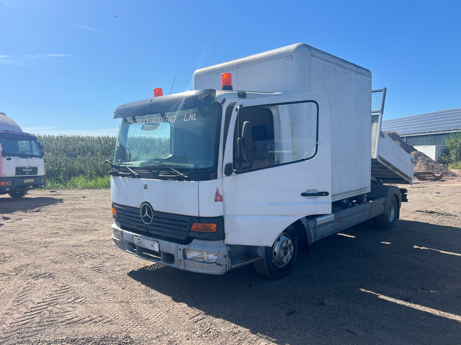 Mercedes atego uniek met kieper, Particulier, Te koop