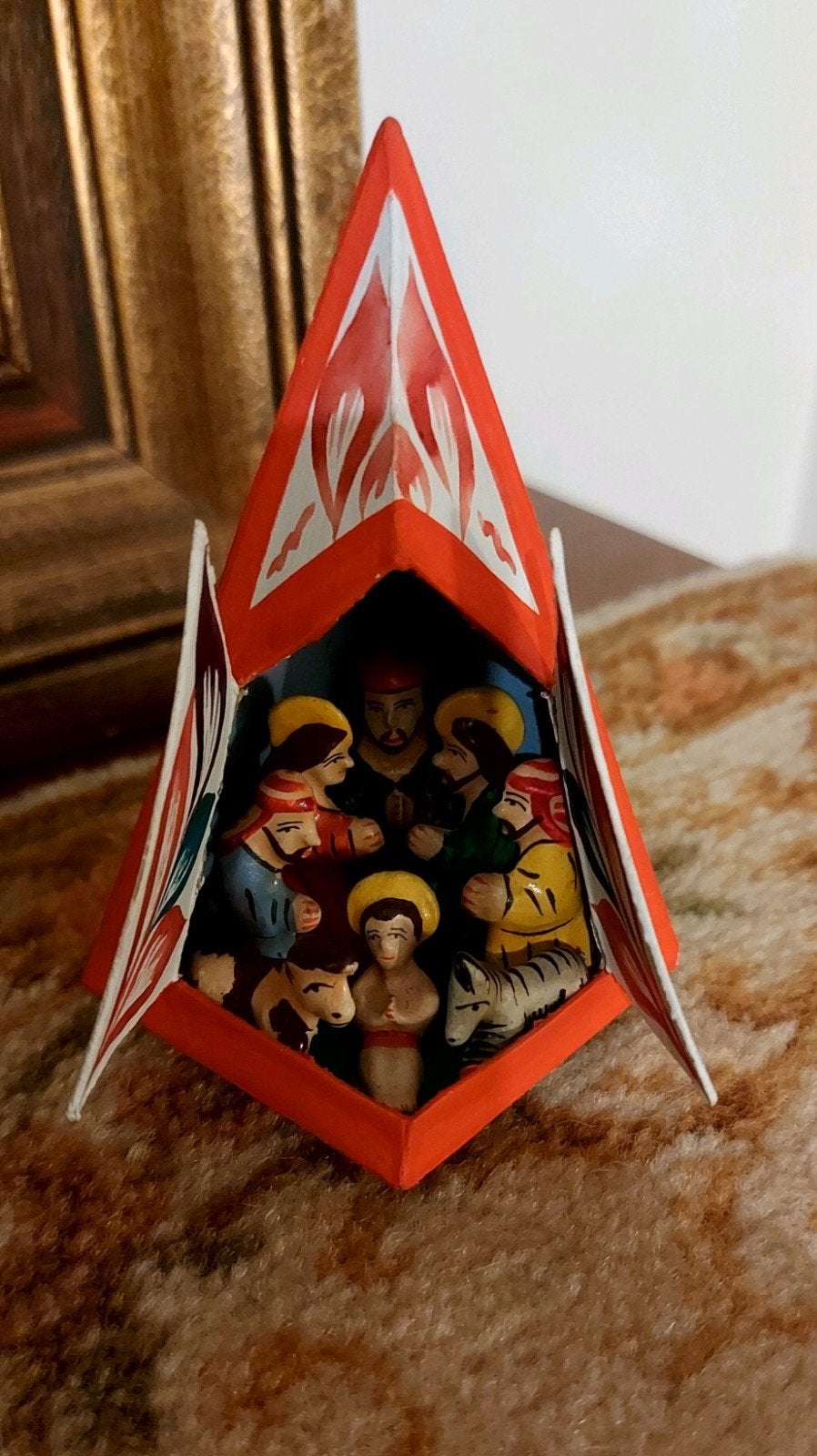 Mooie kerstgroep uit Peru, Ophalen of Verzenden