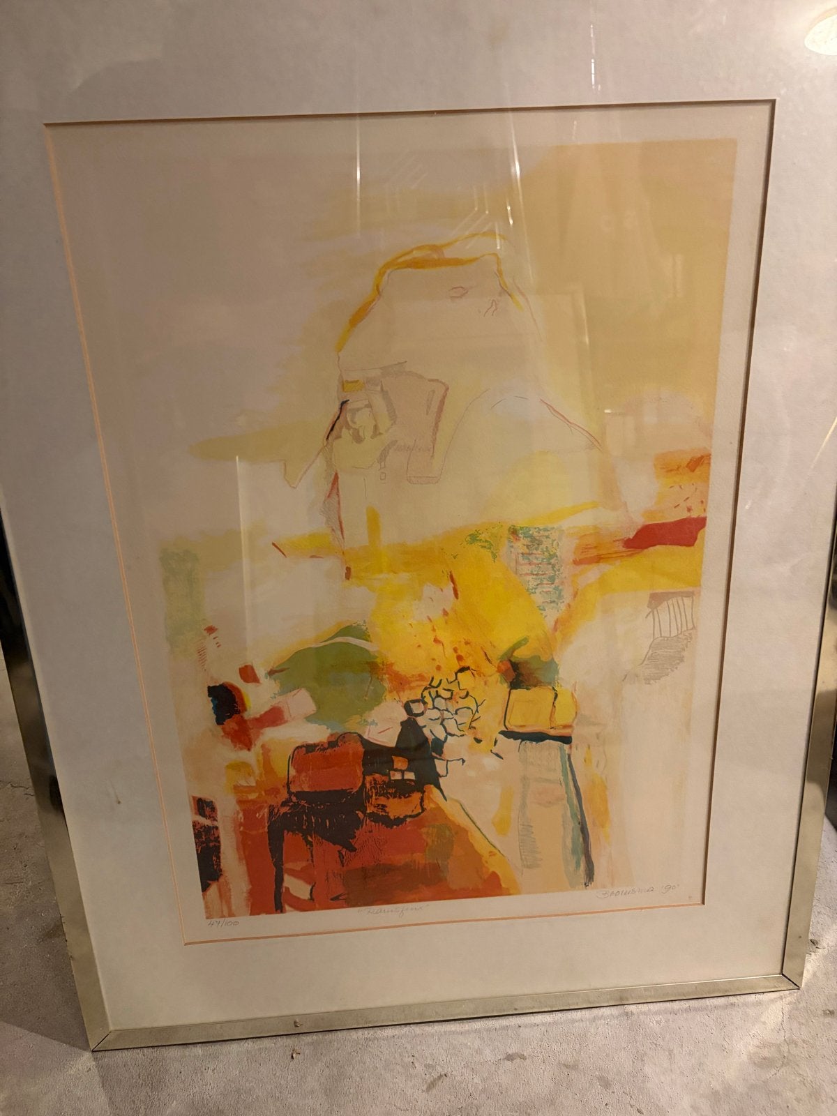 Twee Zeefdrukken van Marijke Boomsma, Gelimiteerde oplage, Ophalen of Verzenden, Abstract, Zeefdruk