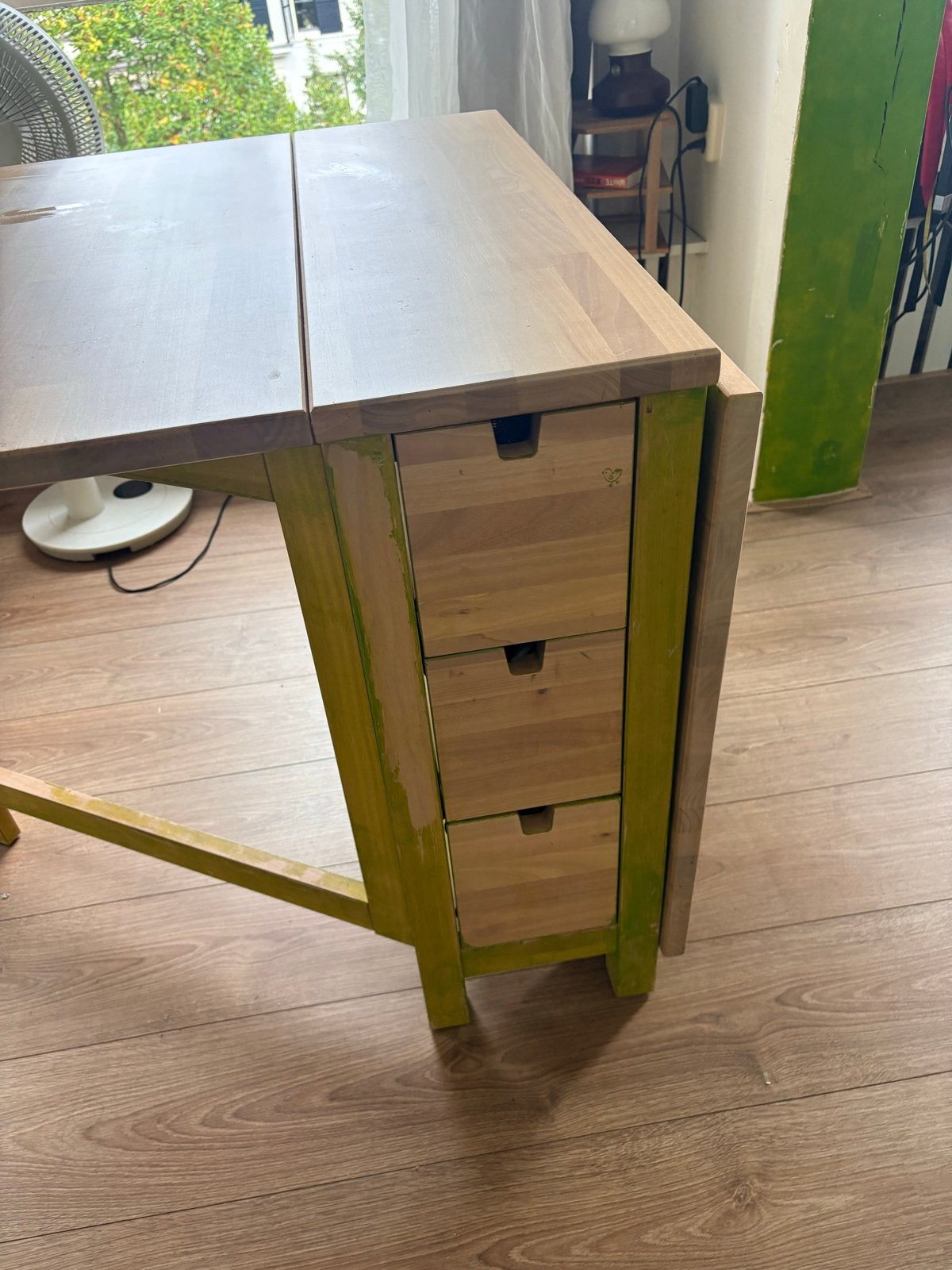 IKEA Norden Gatelag Klaptafel - 152x80 cm - Zeer goede staat, Huis en Inrichting, Ophalen, 50 tot 100 cm, Zo goed als nieuw, 150 tot 200 cm