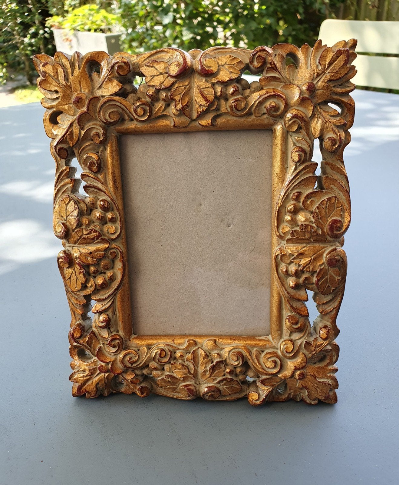 Fotolijst - Barok Stijl, Gebruikt, Met sierrand, 18 cm, Ophalen of Verzenden