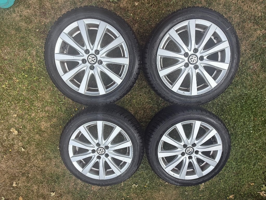 VW Polo 16" winterset 5x100 ET40 | Kumho 195/50 R16, Ophalen, Velg(en), 16 inch, Nieuw