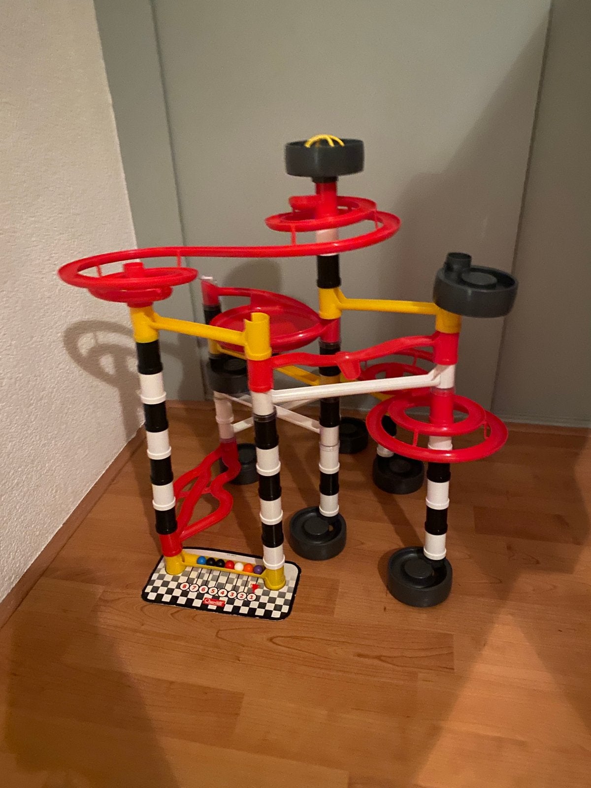 Migoga knikkerbaan, Ophalen, Gebruikt