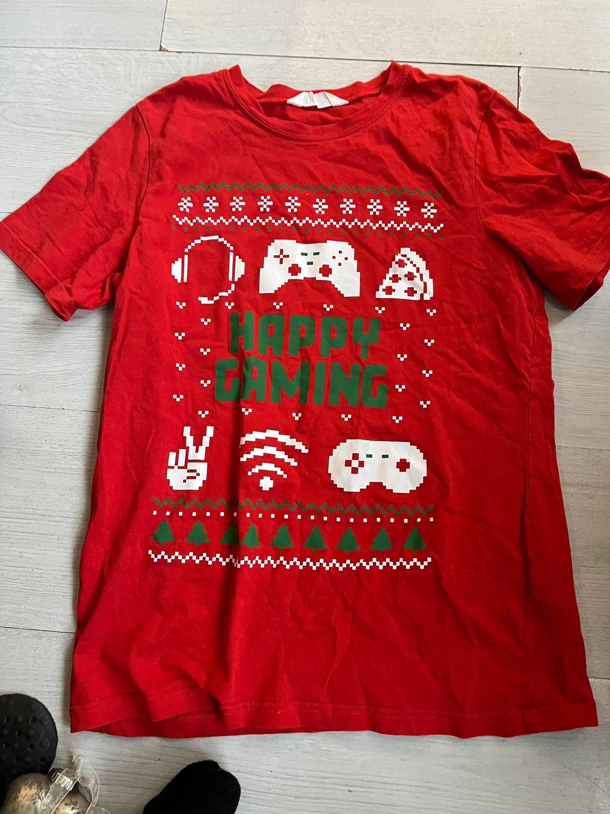 Kerst shirt maat 158, Ophalen of Verzenden, Zo goed als nieuw, Jongen, Shirt of Longsleeve