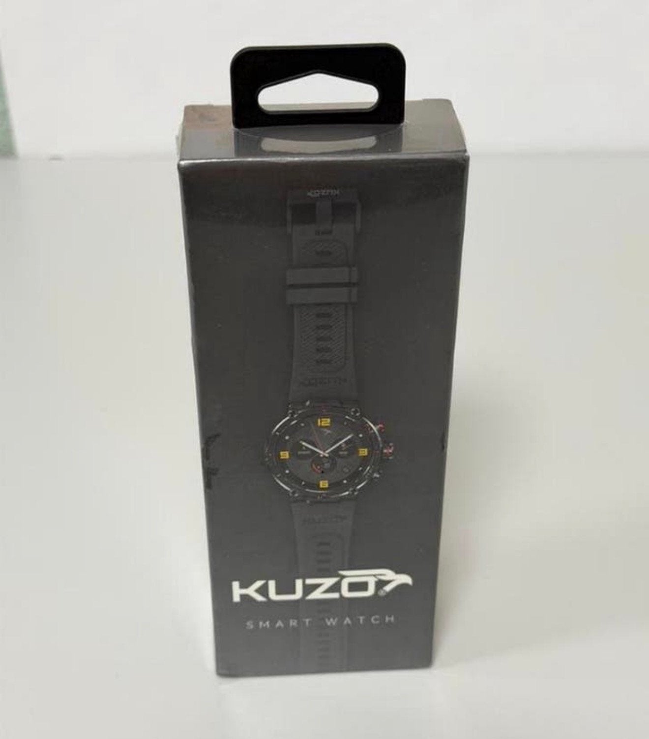Kuzo II FS-2 FS2 Smartwatch zwart GPS AMOLED | Nieuw Sealed, Zwart, Nieuw, Ophalen of Verzenden, H