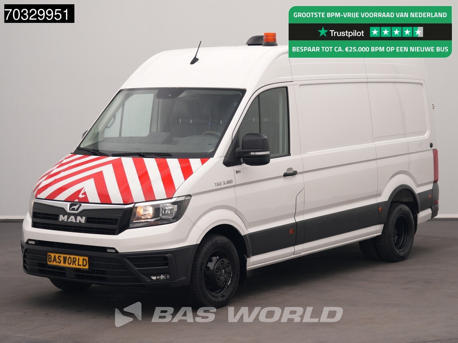 MAN TGE 3.180 Automaat L3H3 Navi Airco Cruise Camera Werkpla, Auto's, Bestelauto's, Automaat, Euro 6, 4 cilinders, MAN