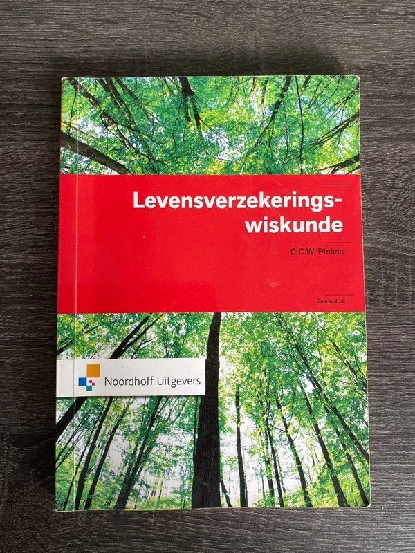 Levensverzekeringswiskunde - C.C.W. Pinkse, Boeken, Gelezen, C.C.W. Pinkse, Beta, HBO