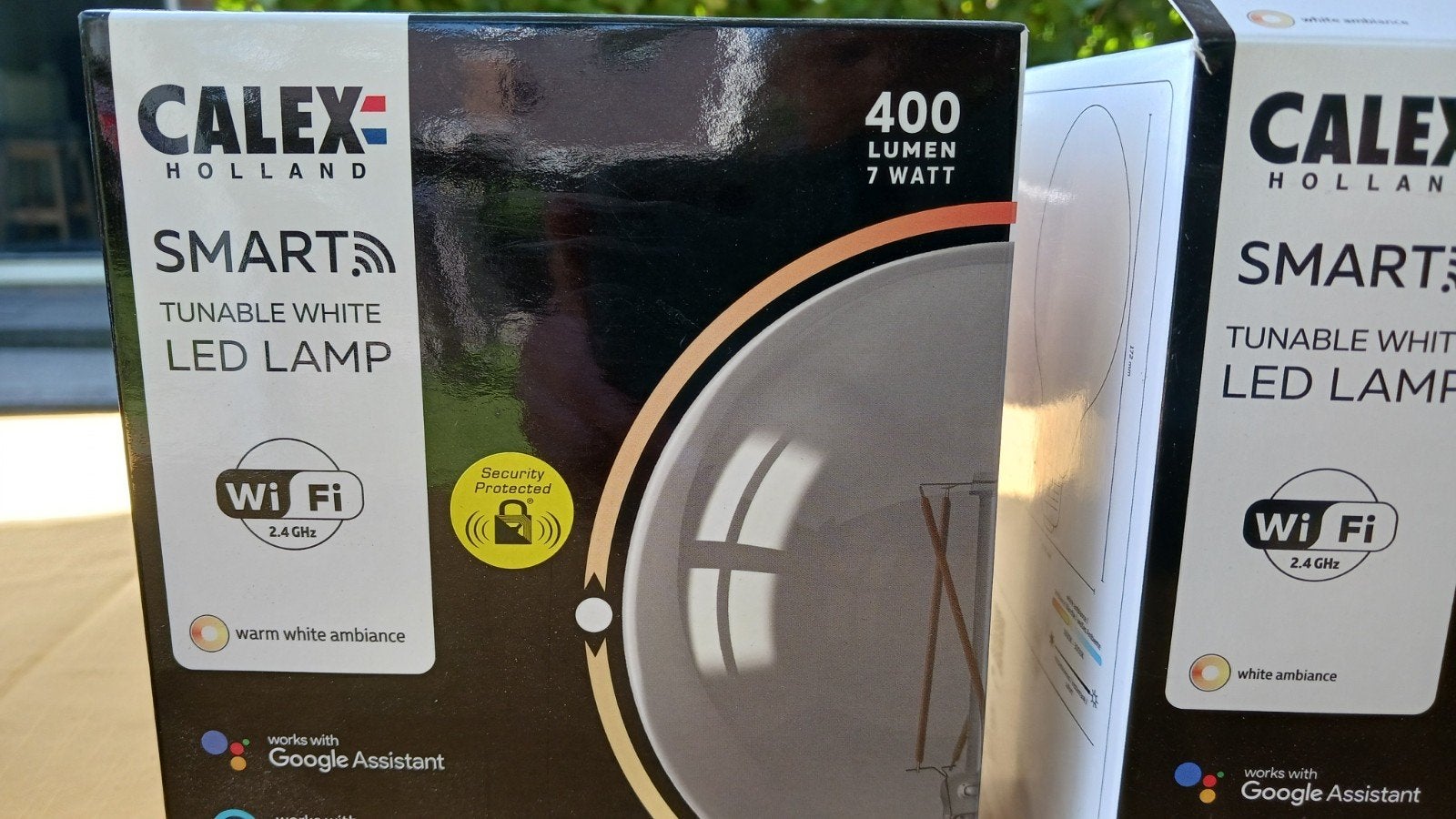 2 Calex Smart Tunable White LED Lampen E27 - Nieuw in doos, Huis en Inrichting, Lampen | Spots, Nieuw, Ophalen of Verzenden, Glas