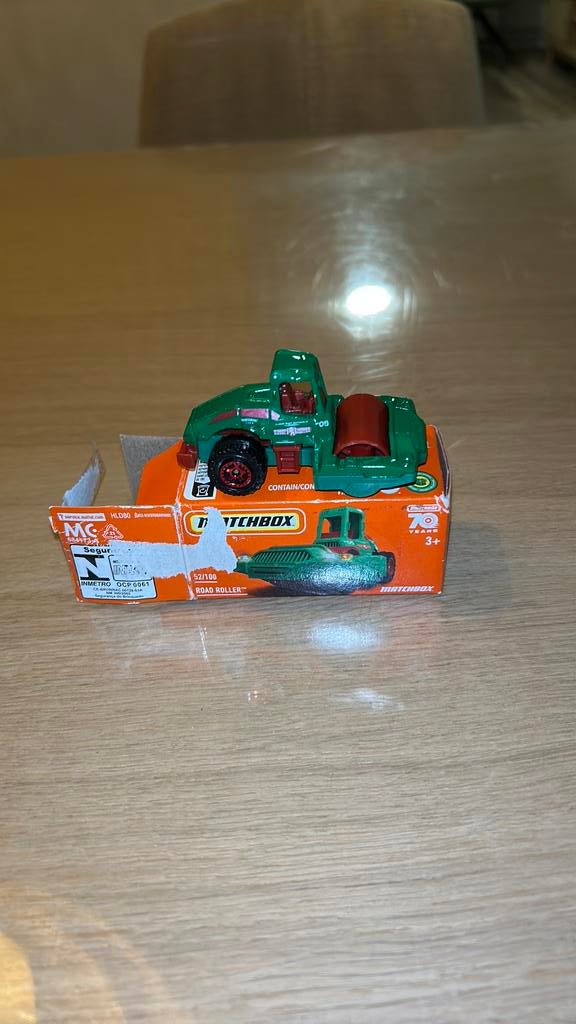 Matchbox Road Roller 1:64, Hobby en Vrije tijd, Modelauto's | Overige schalen, Nieuw, Bus of Vrachtwagen, Verzenden