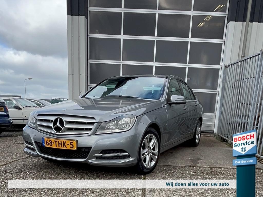 Mercedes C-Klasse C180 BlueEFFICIENCY Aut. Avantgarde Busine, Auto's, Automaat, 15 km/l, Zwart, Automatische klimaatregeling
