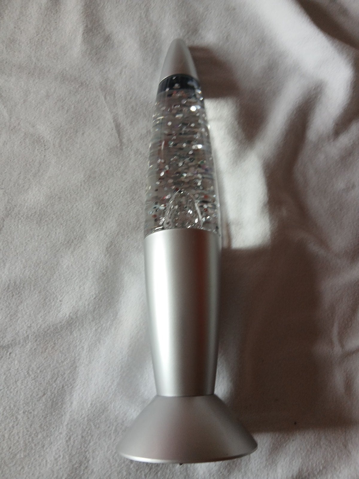 LED Glitter Lamp - Zilverkleurig met Kleurverandering, Ophalen