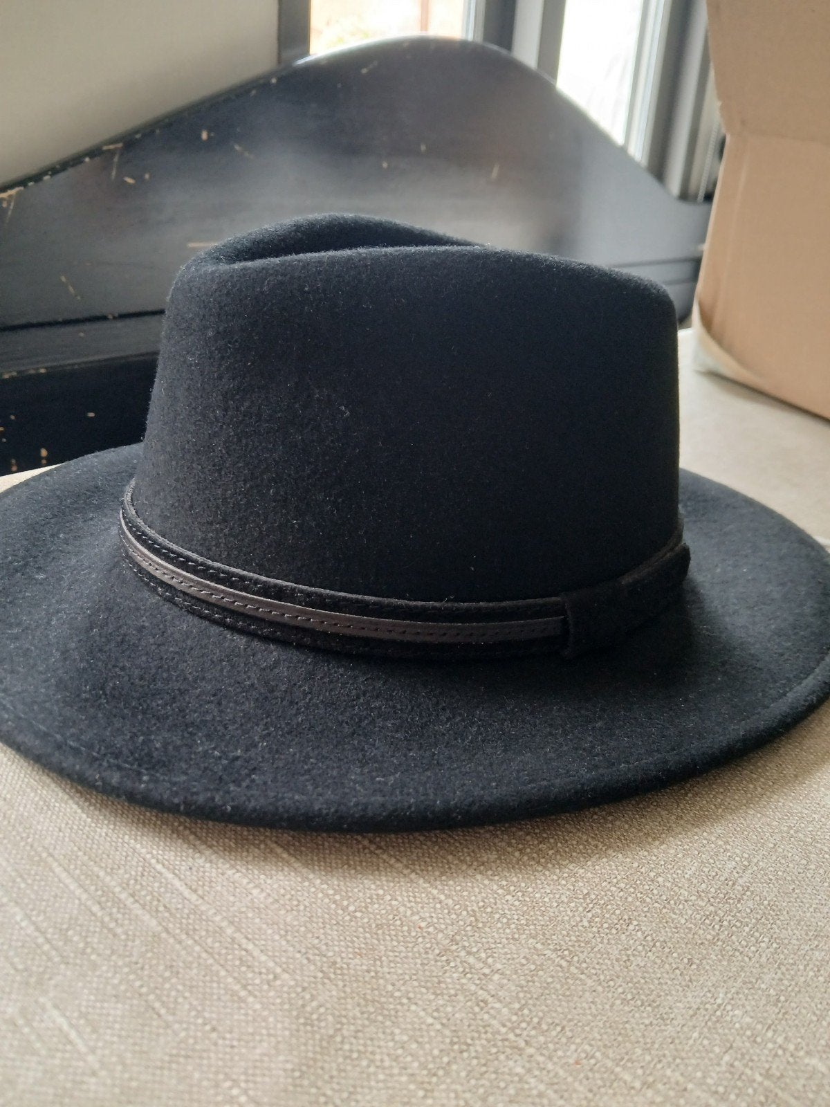 mooie wollen hoed, Kleding | Dames, Hoeden en Petten, Ophalen of Verzenden, Zo goed als nieuw, 55 cm (S, 6⅞ inch) of minder, Hoed