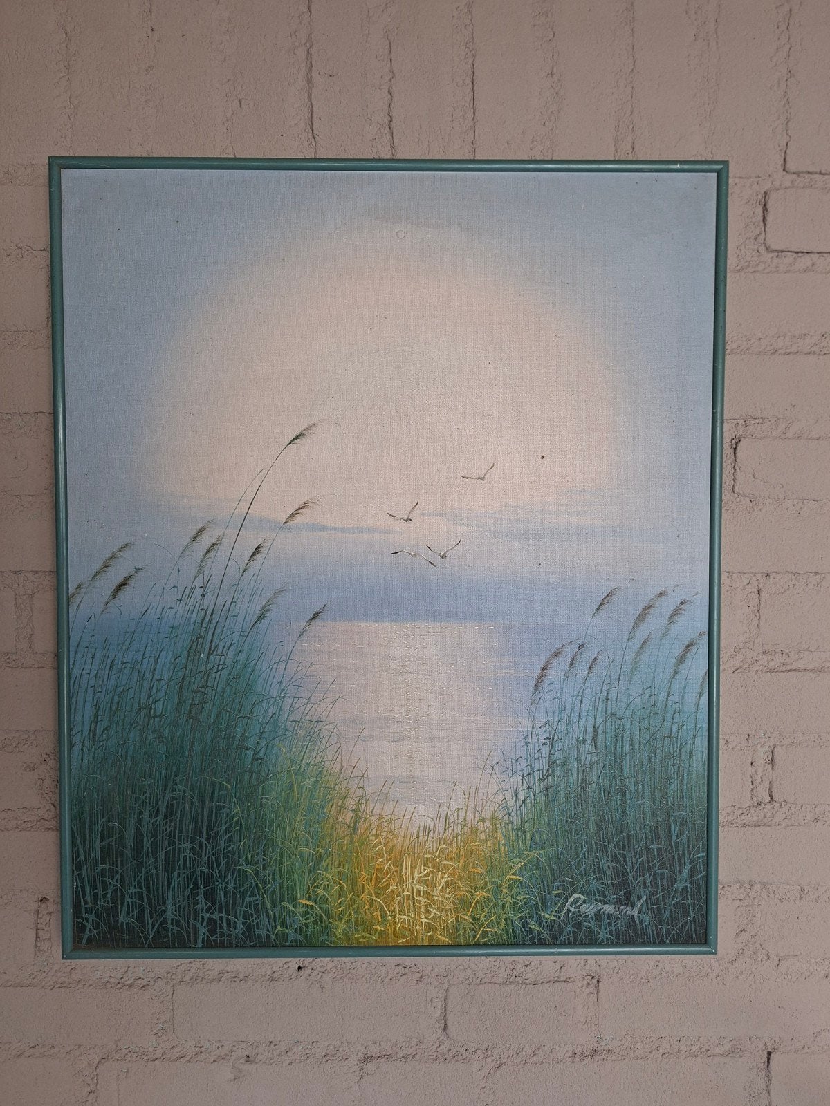 Schilderij, Doek, Realistisch, Ophalen of Verzenden, Landschap