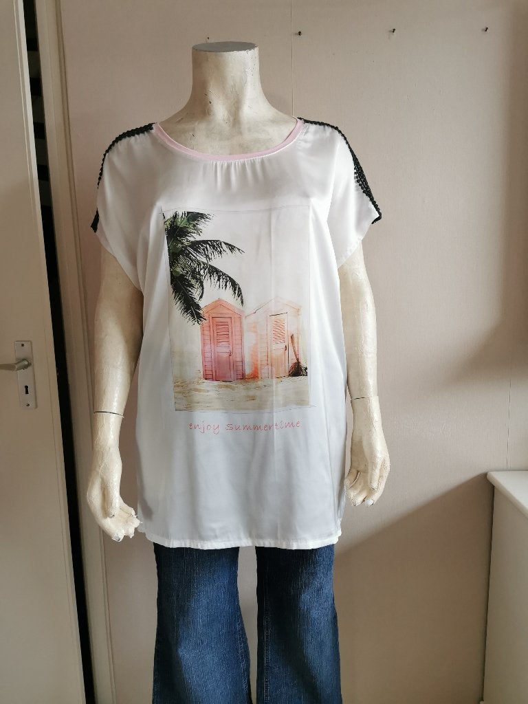 93 .. nieuw tuniek van x-two maat 50, Ophalen of Verzenden, Nieuw, Overige kleuren, Blouse of Tuniek