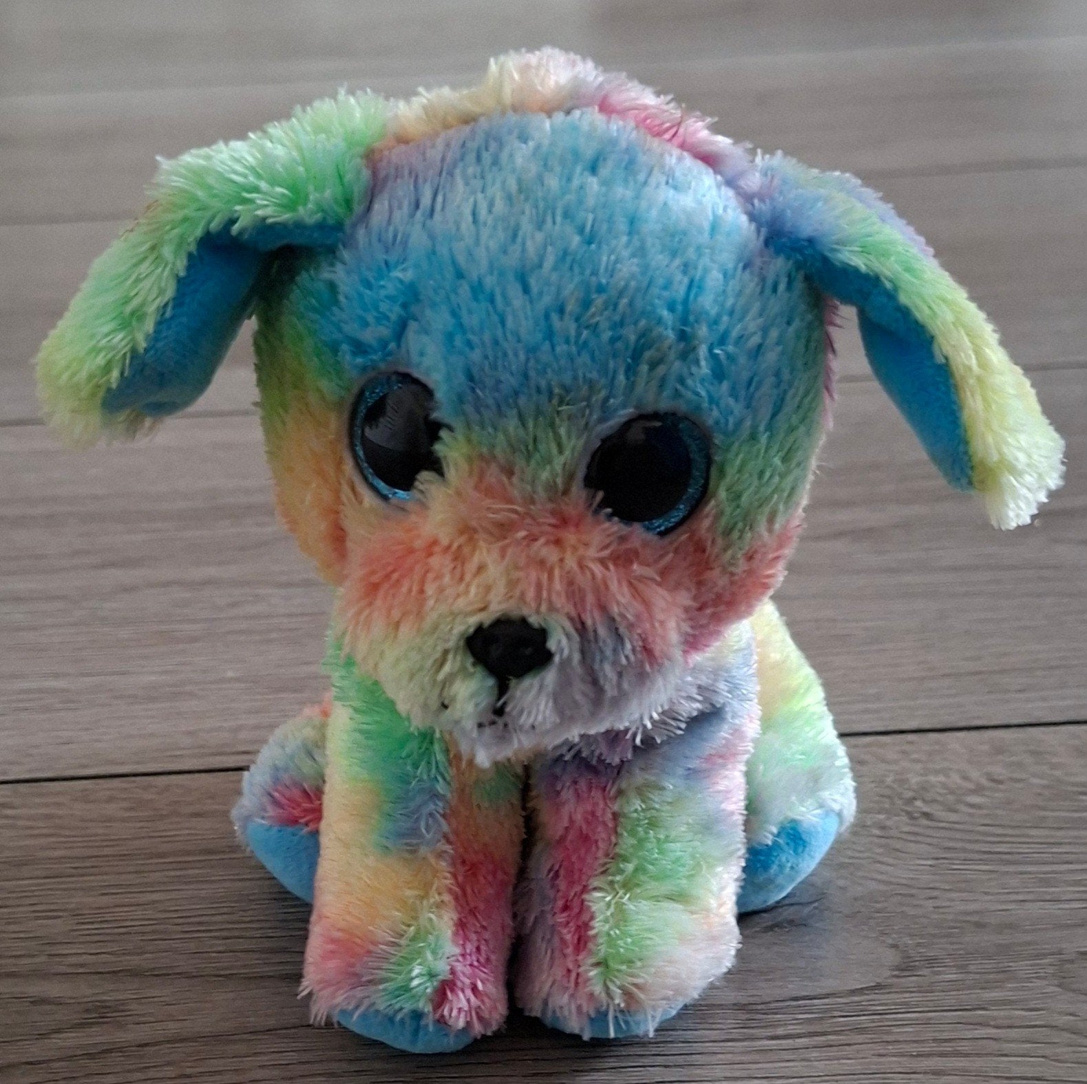 ty beanie boo hondje Max 16 cm, Overige karakters, Zo goed als nieuw, Meerkleurig, Klein (minder dan 20 cm)