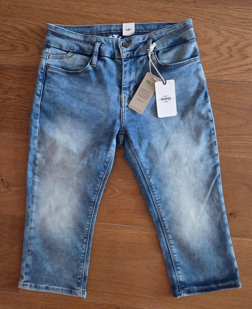 Tripper Jeans Rome Capri - Nieuw met kaartjes, Blauw, Nieuw, Ophalen of Verzenden, W30 - W32 (confectie 38/40)