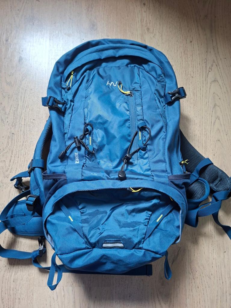 Human Nature rugzak 35L met regenhoes - Zeer comfortabel, 25 tot 40 cm, Ophalen of Verzenden, Zo goed als nieuw, Waterdicht