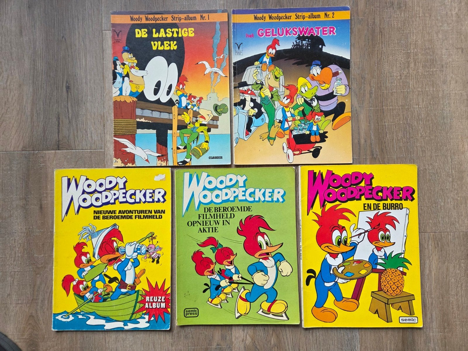 woody woodpecker, Boeken, Stripboeken, Meerdere stripboeken, Ophalen of Verzenden, Gelezen