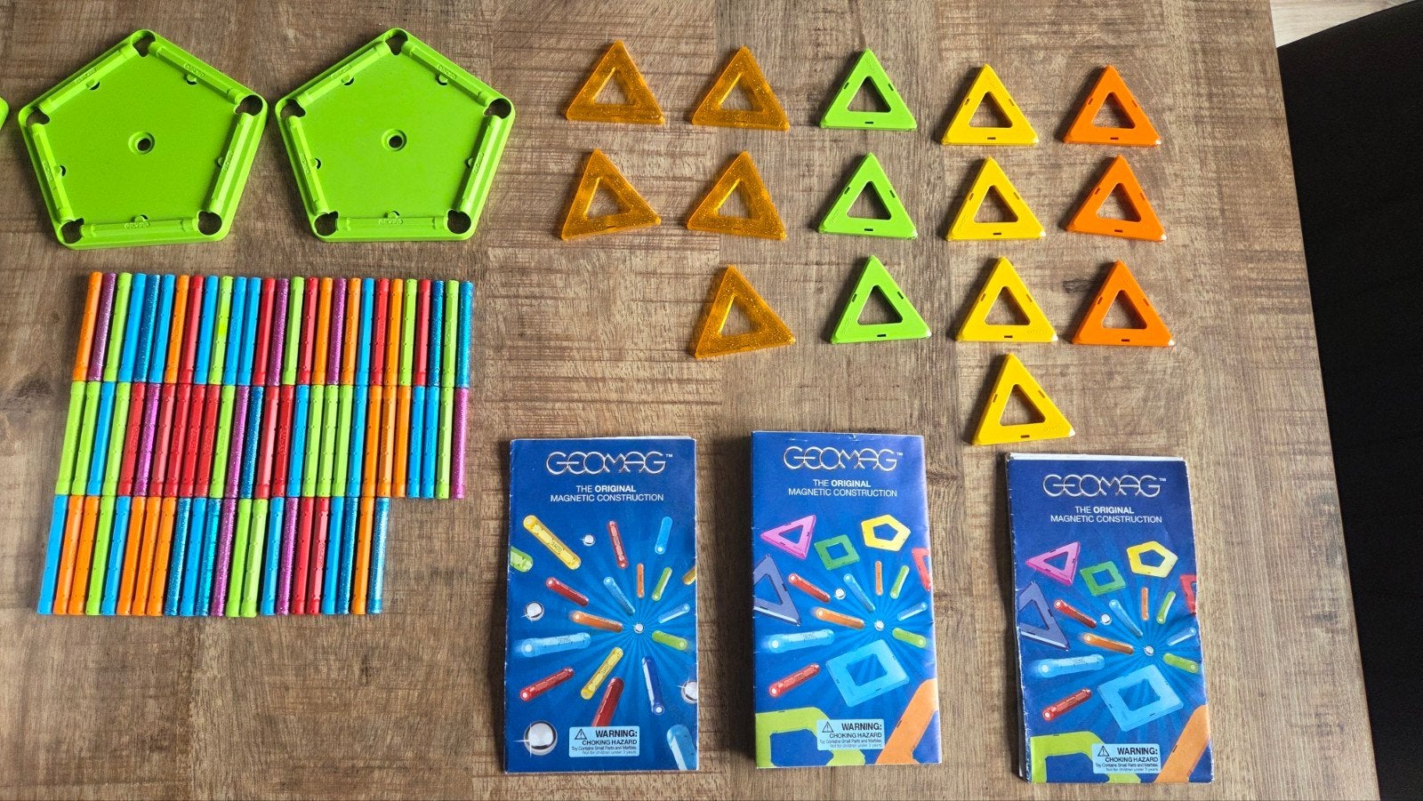Grote set Geomag magnetisch constructiespeelgoed, Ophalen, Gebruikt, Overige merken