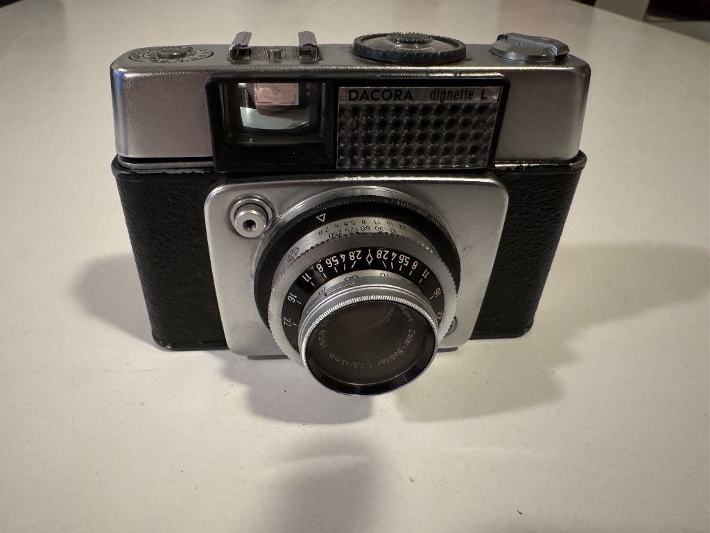 Vintage Camera Dacora 35mm, Ophalen of Verzenden, Gebruikt, Compact, Overige Merken