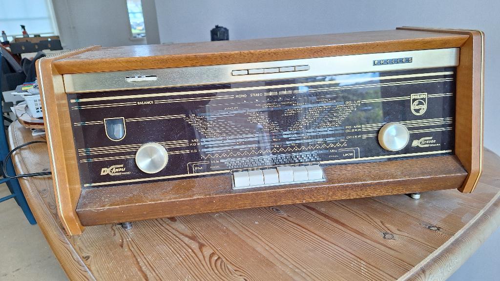 Philips B5X23A /02 buizenradio Bi-Ampli, Ophalen, Gebruikt, Radio