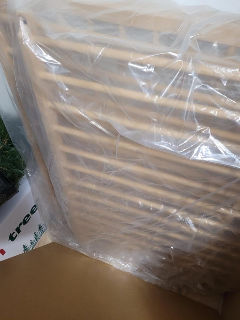 Blank houten box met boxkleed, Ophalen, Gebruikt, Boxkleed