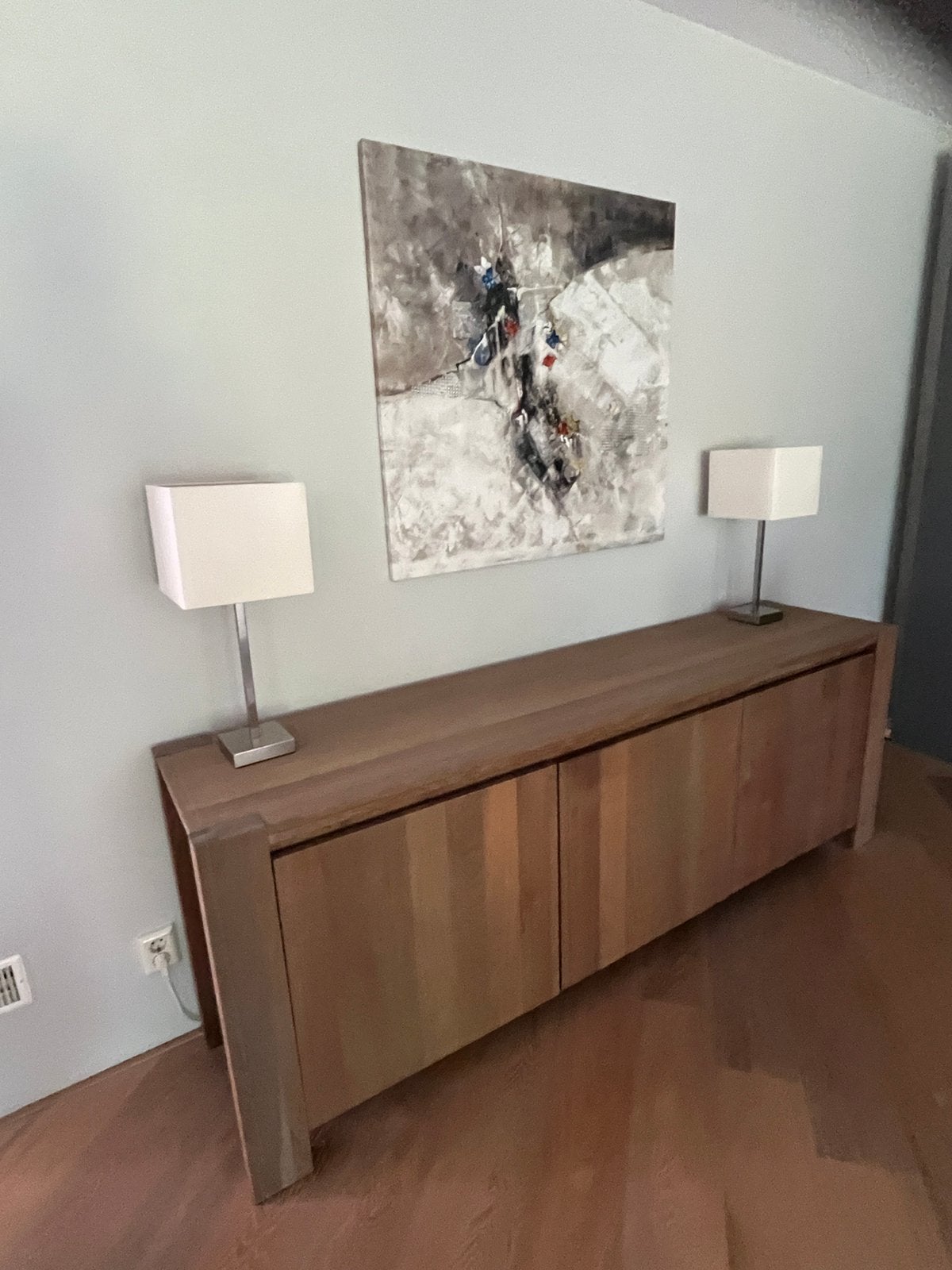 Dressoir met bijpassend tv meubel, Huis en Inrichting, Kasten | Dressoirs, Ophalen, Met deur(en), Eikenhout, Zo goed als nieuw