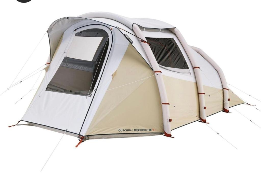 nieuwe Decathlon Quechue air seconds 4.1 oppomp tent, Caravans en Kamperen, Tenten, Ophalen, Nieuw