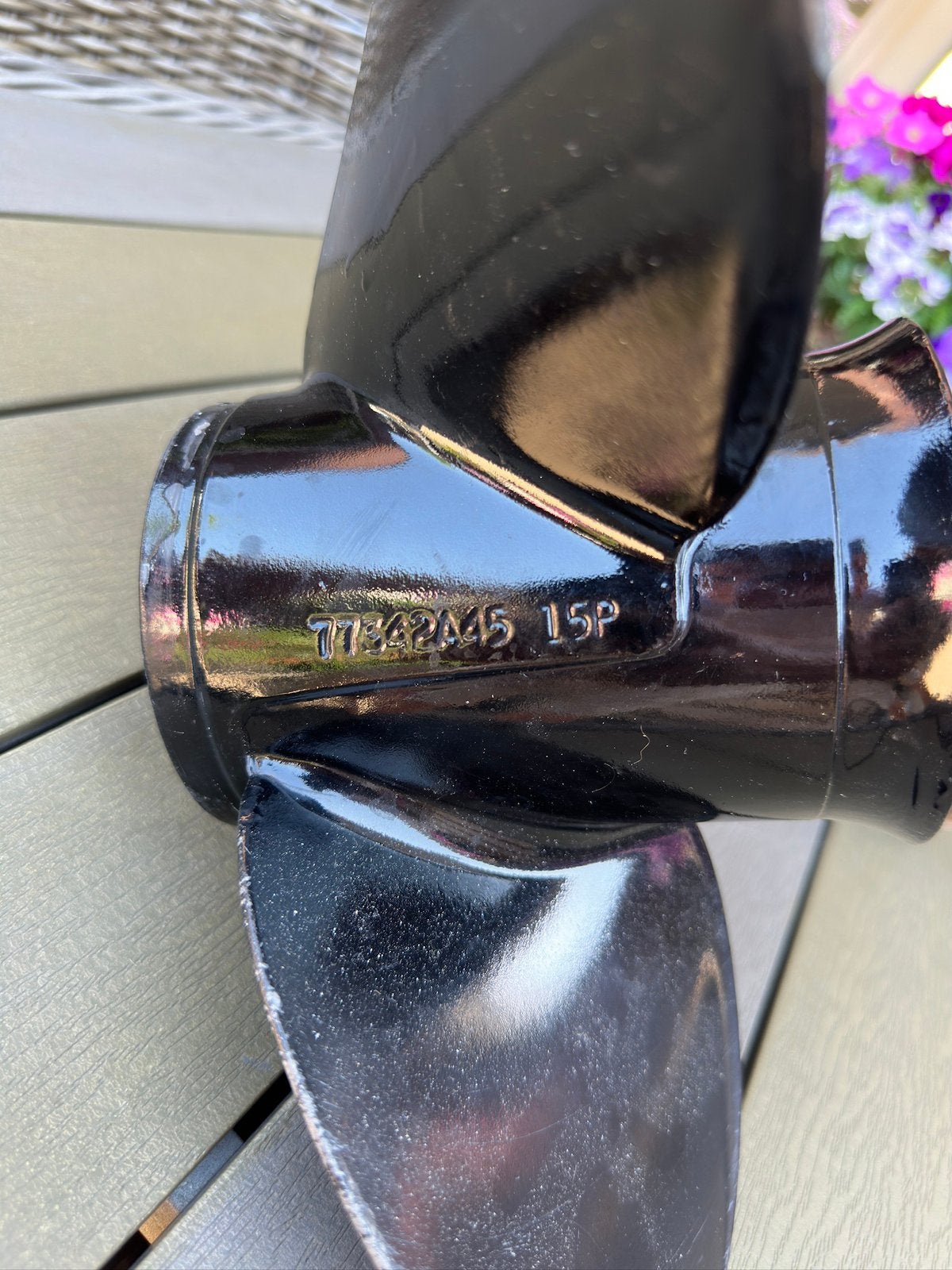 Mercury aluminium propeller 15pitch, Ophalen of Verzenden, Motor en Techniek, Motorboot
