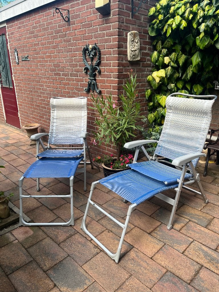 Dukdalf campingstoelen 2 st, Ophalen, Gebruikt, Campingstoel