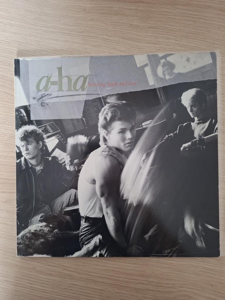 A-HA - Hunting High and Low LP (1985), Cd's en Dvd's, Vinyl | Pop, Ophalen of Verzenden, 1980 - 1989, Gebruikt, 12 inch