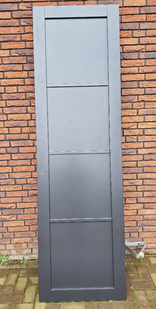 3 nieuwe op maat gemaakte binnen deuren  ZWART, Ophalen, Minder dan 80 cm, 215 cm of meer, Binnendeur